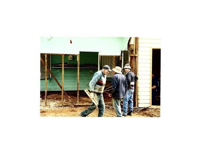Preparation for Arnold Public Hall Extensions 1999