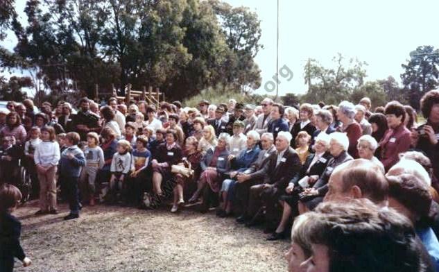 Crowd at back to School at Back to Eddington 1983