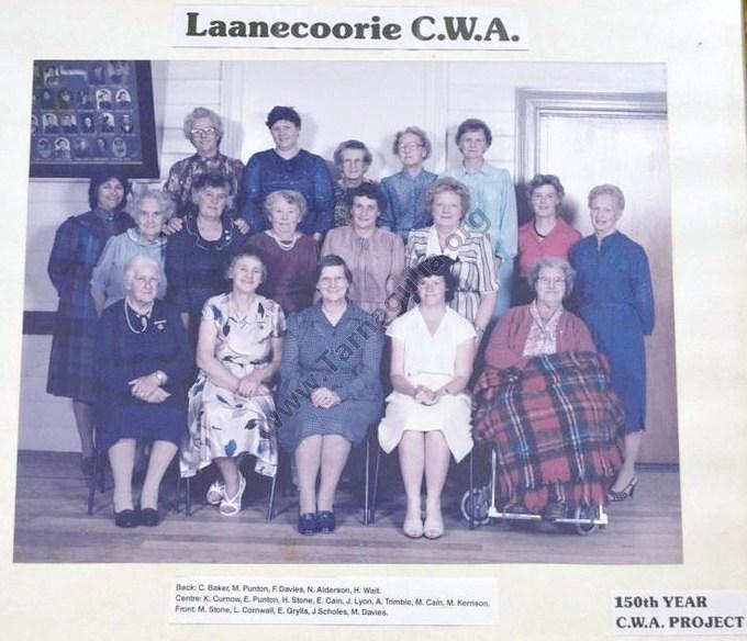 Laanecoorie CWA 150 th Year
