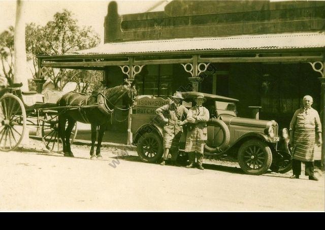 Ison's Butcher Shop, Tarnagulla, c1928.