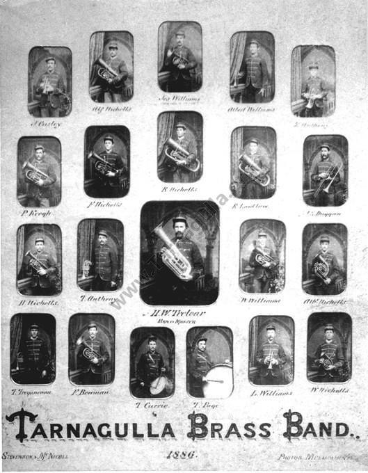 Tarnagulla Brass Band, 1886
