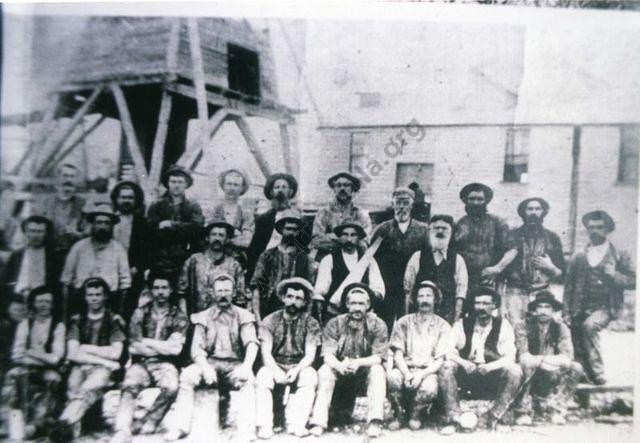 Yorkshire miners, c.1885