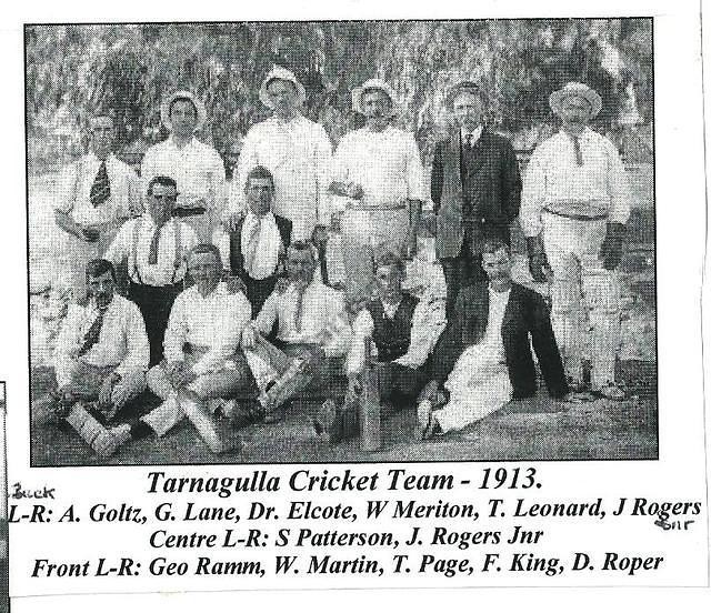 Tarnagulla Cricket Team, 1913.