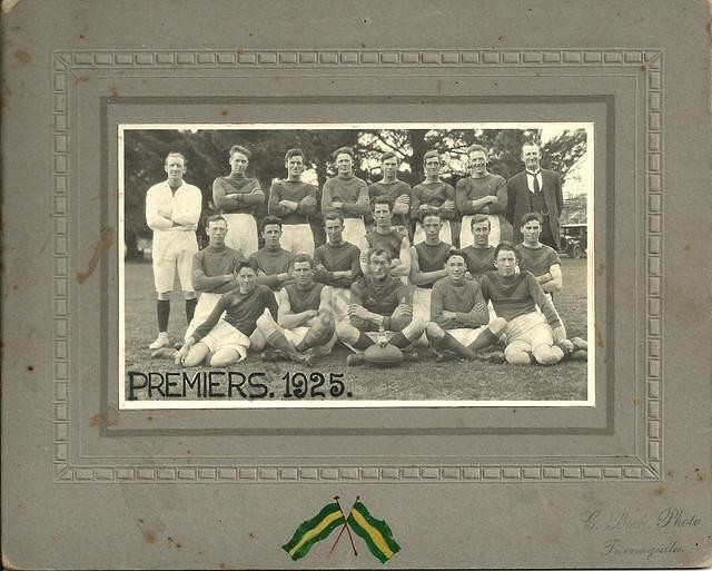 Tarnagulla Football Club, Premiers 1925.
Photographer: Charles Bock of Tarnagulla.
From the Mary Dridan Collection