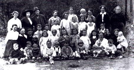 Picnic in the Bush - Springtime 1920.