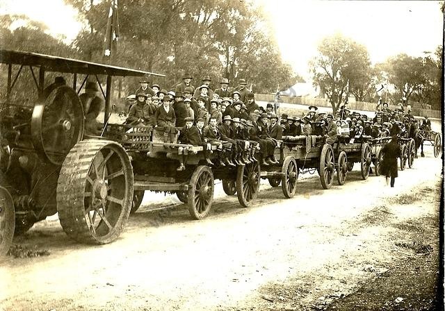 Tarnagulla School Children attending Peace Celebration 1919