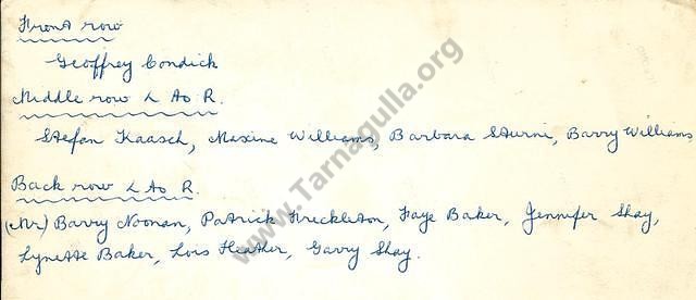 Tarnagulla Primary School, 1967.