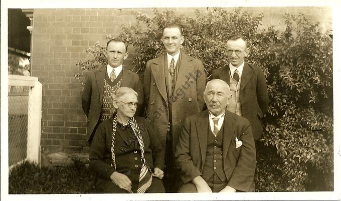 Ison Family at Tarnagulla, c1950.