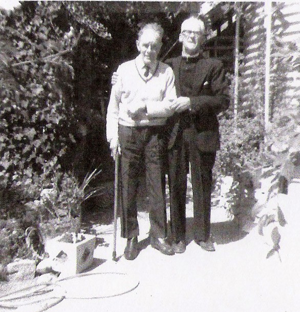 Claude James (on the right).
Photo kindly provided by Ian Robinson.