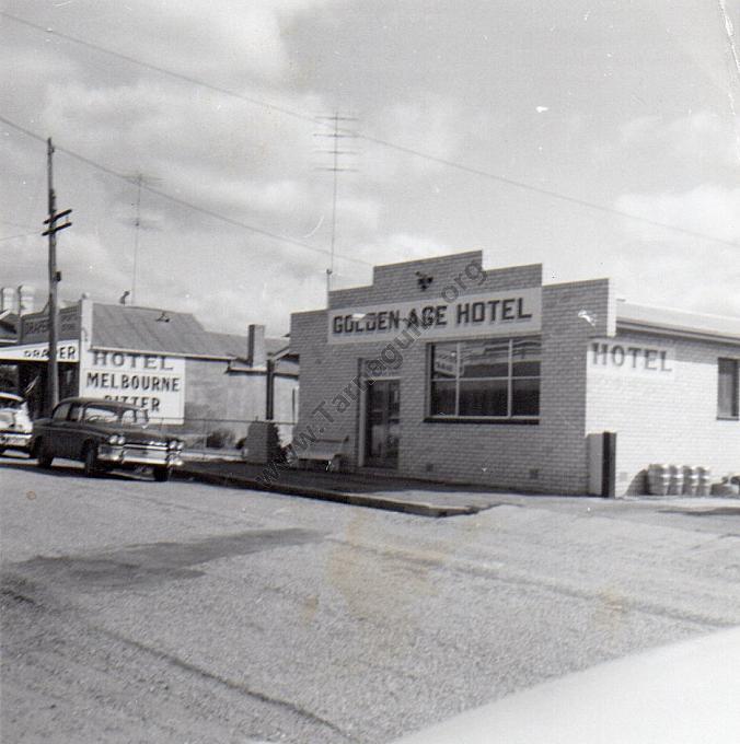 Golden Age Hotel, Commercial Road, Tarnagulla, shortly after construction in 1960s