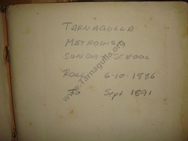 Tarnagulla Wesleyan Methodist Church Record from the Uniting Church Archives
David Gordon Collection