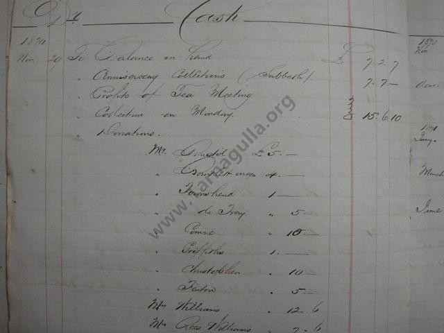 Tarnagulla Wesleyan Methodist Church Record from the Uniting Church Archives