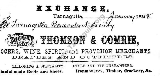 Thomson and Comrie, 1898