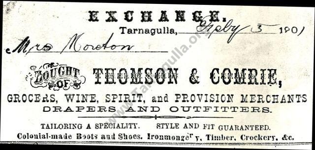 Thomson and Comrie 1901a