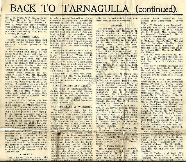 Back to Tarnagulla 1931 - Page Three