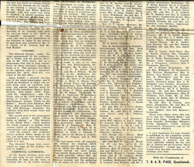 Back to Tarnagulla 1931 - Page Four