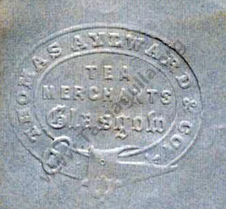 Seal of Thomas Aylward & Co, Tea Merchants in Glasgow