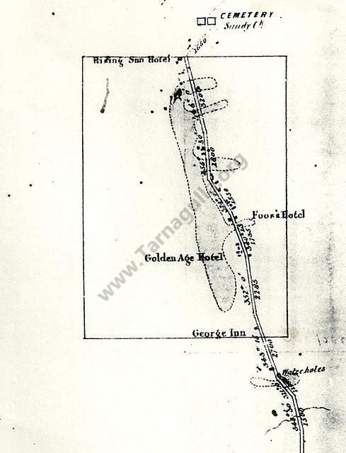 Sandy Creek 1857. Original survey of the main road.