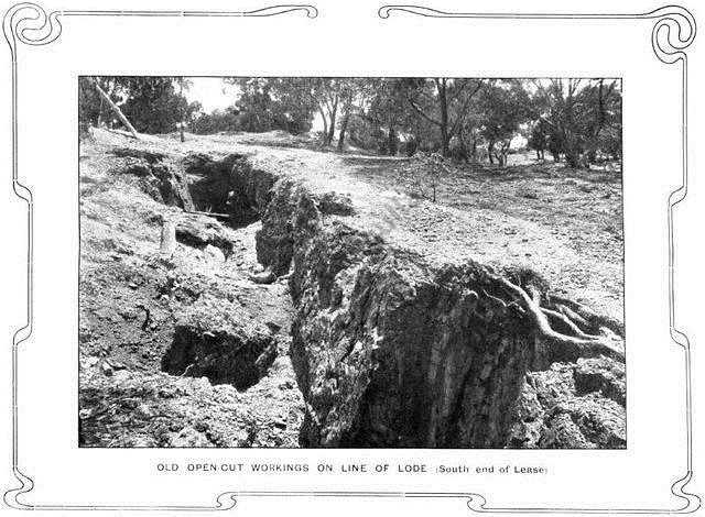 Open Workings, Yorkshire Mine, 1904.