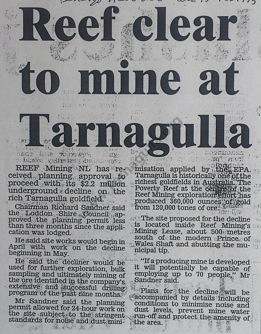 Bendigo Advertiser, 15 February 1995.