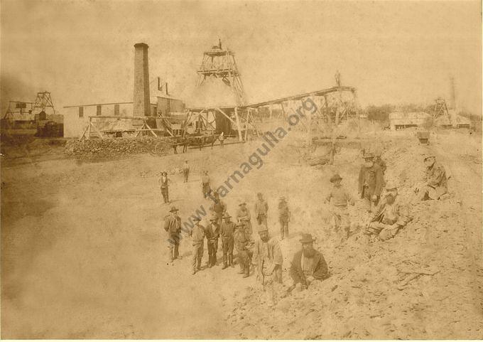 Prince of Wales & Old Poverty GMCo's main shaft, Tarnagulla, 16 January 1886.