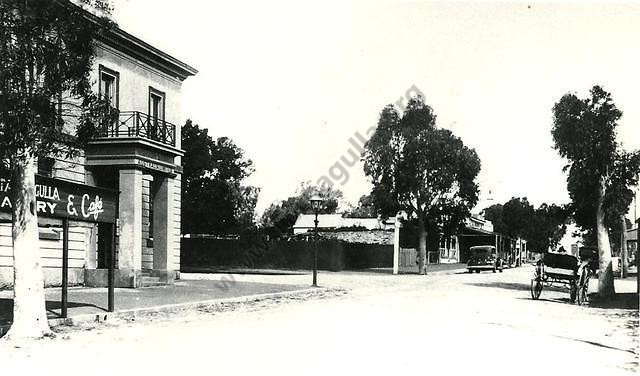 Commercial Road, Tarnagulla, late 1930s, looking south from the Union Bank.
From the Win and Les Williams Collection.