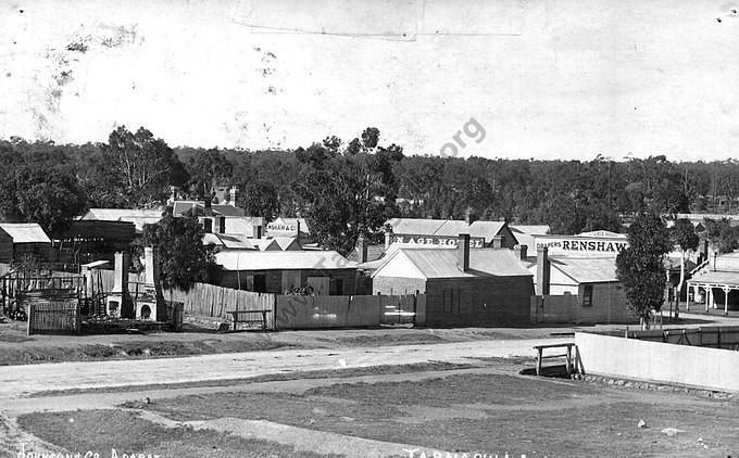 Looking South-West from Rear of Union Bank