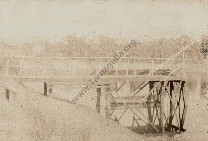 Pier at the Tarnagulla Reservoir, c1909