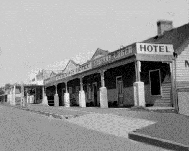 Golden Age Hotel taken in 1957 before the fire in 1967.  Photo kindly supplied by Bob Emery.