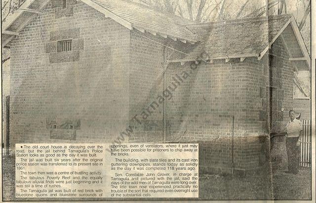 Tarnagulla Lock-up, 1985