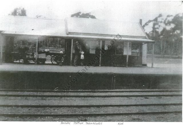 Tarnagulla Railway Station, 1925.
From the Mary Dridan Collection