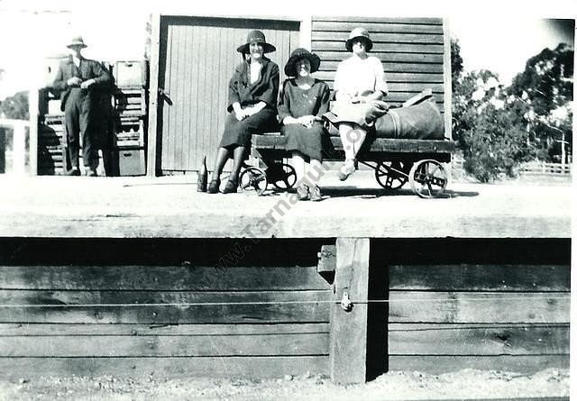 Tarnagulla Railway Station, 1925.From the Mary Dridan Collection