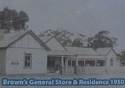 Brown's Store, Arnold, 1950.