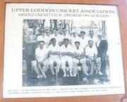 Arnold Cricket Club Premiers 1959 - 60