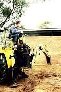 Preparations for Arnold Public Hall Extensions 1999
