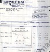 Back to Eddington Invoice from Maryborough Knitting Pty Ltd 1983