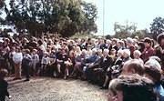 Crowd at back to School at Back to Eddington 1983