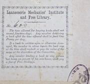 Laanecoorie Mechanics' Institute Bookplate