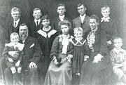 James Jnr. and wife Catherine Spedding and family 1907