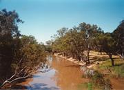 Newbridge - looking north from the bridge 2002