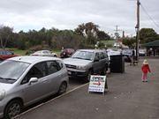 Tarnagulla History Day, 
   Victoria Theatre, Tarnagulla
       30 September 2012.
    Parking was at a premium.
     David Gordon Collection.