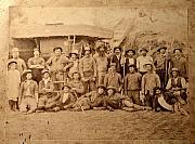 Hay Stack Builders, Waanyarra, 1900.