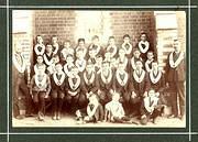 This is a group of young men at a church gathering, Tarnagulla C 1905.
From the Win and Les Williams collection