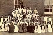 Tarnagulla State School children, circa 1910.
See next image for caption.
From the Win and Les Williams collection