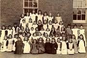 Tarnagulla State School children, circa 1910.
See next image for caption.
From the Win and Les Williams collection