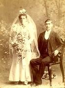 Alice Theobald and John Bock, Tarnagulla, 1897.