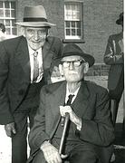 John Bock (L) and Herman Bock (R), Tarnagulla, 1964.