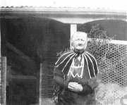 Eliza Graham at the farm, Murphy's Creek, c.1930