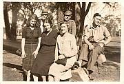 A Group on the old Cannon, Tarnagulla, c1940.