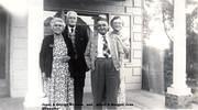 Janet Weymes nee Alexander & George Weymes and Albert & Margaret Jean Alexander nee Clark - Malmsbury April 1955